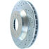 227.66051R by STOPTECH - StopTech Select Sport Drilled and Slotted Brake Rotor; Front Right