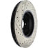 127.34144L by STOPTECH - StopTech Sport Drilled & Slotted Brake Rotor; Front Left
