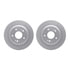 4512-03196 by DYNAMIC FRICTION COMPANY - GEOSPEC Coated Rotors with 5000 Brake Pads - Ceramic and Hardware