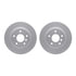 4512-11034 by DYNAMIC FRICTION COMPANY - GEOSPEC Coated Rotors with 5000 Brake Pads - Ceramic and Hardware