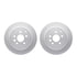 4512-11052 by DYNAMIC FRICTION COMPANY - GEOSPEC Coated Rotors with 5000 Brake Pads - Ceramic and Hardware