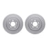4512-11053 by DYNAMIC FRICTION COMPANY - GEOSPEC Coated Rotors with 5000 Brake Pads - Ceramic and Hardware