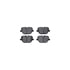 4512-11053 by DYNAMIC FRICTION COMPANY - GEOSPEC Coated Rotors with 5000 Brake Pads - Ceramic and Hardware