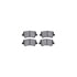 4512-11059 by DYNAMIC FRICTION COMPANY - GEOSPEC Coated Rotors with 5000 Brake Pads - Ceramic and Hardware