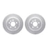 4512-11063 by DYNAMIC FRICTION COMPANY - GEOSPEC Coated Rotors with 5000 Brake Pads - Ceramic and Hardware