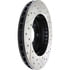 127.40039R by STOPTECH - StopTech Sport Drilled & Slotted Brake Rotor; Front Right