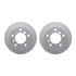 4512-40094 by DYNAMIC FRICTION COMPANY - GEOSPEC Coated Rotors with 5000 Brake Pads - Ceramic and Hardware