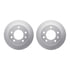 4512-40098 by DYNAMIC FRICTION COMPANY - GEOSPEC Coated Rotors with 5000 Brake Pads - Ceramic and Hardware