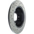 StopTech 127.40041L Disc Brake Rotor StopTech Sport Drilled & Slotted Brake Rotor; Rear Left