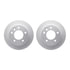 4512-40100 by DYNAMIC FRICTION COMPANY - GEOSPEC Coated Rotors with 5000 Brake Pads - Ceramic and Hardware