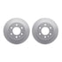 4512-40105 by DYNAMIC FRICTION COMPANY - GEOSPEC Coated Rotors with 5000 Brake Pads - Ceramic and Hardware