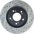 StopTech 127.40048L Disc Brake Rotor StopTech Sport Drilled & Slotted Brake Rotor; Front Left
