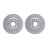 4512-40162 by DYNAMIC FRICTION COMPANY - GEOSPEC Coated Rotors with 5000 Brake Pads - Ceramic and Hardware