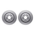 4512-42044 by DYNAMIC FRICTION COMPANY - GEOSPEC Coated Rotors with 5000 Brake Pads - Ceramic and Hardware