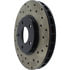 128.46031L by STOPTECH - Sport Cross Drilled Brake Rotor, Front Left
