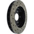 128.46031L by STOPTECH - Sport Cross Drilled Brake Rotor, Front Left