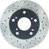 StopTech 127.40056L Disc Brake Rotor StopTech Sport Drilled & Slotted Brake Rotor; Front Left