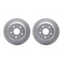 4512-42092 by DYNAMIC FRICTION COMPANY - GEOSPEC Coated Rotors with 5000 Brake Pads - Ceramic and Hardware