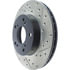 127.40056L by STOPTECH - StopTech Sport Drilled & Slotted Brake Rotor; Front Left