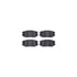 4512-45048 by DYNAMIC FRICTION COMPANY - GEOSPEC Coated Rotors with 5000 Brake Pads - Ceramic and Hardware