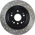 127.40061L by STOPTECH - StopTech Sport Drilled & Slotted Brake Rotor; Rear Left