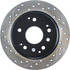 StopTech 127.40061R Disc Brake Rotor StopTech Sport Drilled & Slotted Brake Rotor; Rear Right