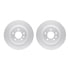 4512-45069 by DYNAMIC FRICTION COMPANY - GEOSPEC Coated Rotors with 5000 Brake Pads - Ceramic and Hardware
