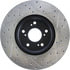 127.40062R by STOPTECH - StopTech Sport Drilled & Slotted Brake Rotor; Front Right