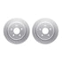 4512-46061 by DYNAMIC FRICTION COMPANY - GEOSPEC Coated Rotors with 5000 Brake Pads - Ceramic and Hardware