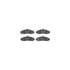 4512-46077 by DYNAMIC FRICTION COMPANY - GEOSPEC Coated Rotors with 5000 Brake Pads - Ceramic and Hardware
