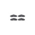 4512-46078 by DYNAMIC FRICTION COMPANY - GEOSPEC Coated Rotors with 5000 Brake Pads - Ceramic and Hardware