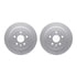 4512-46092 by DYNAMIC FRICTION COMPANY - GEOSPEC Coated Rotors with 5000 Brake Pads - Ceramic and Hardware