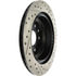 127.40067R by STOPTECH - StopTech Sport Drilled & Slotted Brake Rotor; Rear Right
