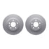 4512-46106 by DYNAMIC FRICTION COMPANY - GEOSPEC Coated Rotors with 5000 Brake Pads - Ceramic and Hardware