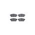 4512-46106 by DYNAMIC FRICTION COMPANY - GEOSPEC Coated Rotors with 5000 Brake Pads - Ceramic and Hardware
