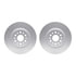 4512-46148 by DYNAMIC FRICTION COMPANY - GEOSPEC Coated Rotors with 5000 Brake Pads - Ceramic and Hardware