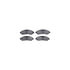 4512-46148 by DYNAMIC FRICTION COMPANY - GEOSPEC Coated Rotors with 5000 Brake Pads - Ceramic and Hardware