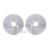 4512-47067 by DYNAMIC FRICTION COMPANY - GEOSPEC Coated Rotors with 5000 Brake Pads - Ceramic and Hardware