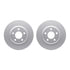 4512-47075 by DYNAMIC FRICTION COMPANY - GEOSPEC Coated Rotors with 5000 Brake Pads - Ceramic and Hardware