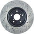 StopTech 127.40080R Disc Brake Rotor StopTech Sport Drilled & Slotted Brake Rotor; Front Right