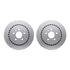 4512-47093 by DYNAMIC FRICTION COMPANY - GEOSPEC Coated Rotors with 5000 Brake Pads - Ceramic and Hardware