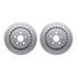 4512-47099 by DYNAMIC FRICTION COMPANY - GEOSPEC Coated Rotors with 5000 Brake Pads - Ceramic and Hardware