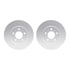 4512-47108 by DYNAMIC FRICTION COMPANY - GEOSPEC Coated Rotors with 5000 Brake Pads - Ceramic and Hardware