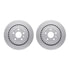 4512-47117 by DYNAMIC FRICTION COMPANY - GEOSPEC Coated Rotors with 5000 Brake Pads - Ceramic and Hardware