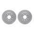 4512-47122 by DYNAMIC FRICTION COMPANY - GEOSPEC Coated Rotors with 5000 Brake Pads - Ceramic and Hardware