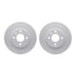 4512-47123 by DYNAMIC FRICTION COMPANY - GEOSPEC Coated Rotors with 5000 Brake Pads - Ceramic and Hardware