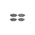 4512-47123 by DYNAMIC FRICTION COMPANY - GEOSPEC Coated Rotors with 5000 Brake Pads - Ceramic and Hardware
