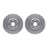 4512-47124 by DYNAMIC FRICTION COMPANY - GEOSPEC Coated Rotors with 5000 Brake Pads - Ceramic and Hardware