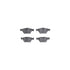 4512-31196 by DYNAMIC FRICTION COMPANY - GEOSPEC Coated Rotors with 5000 Brake Pads - Ceramic and Hardware