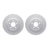 4512-31257 by DYNAMIC FRICTION COMPANY - GEOSPEC Coated Rotors with 5000 Brake Pads - Ceramic and Hardware